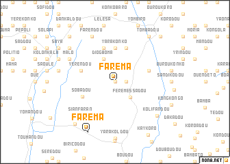 map of Faréma