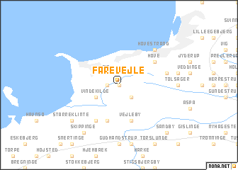 map of Fårevejle