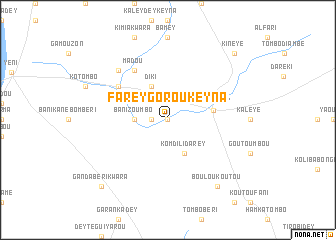 map of Farey Gorou Keyna