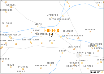 map of Fārfār