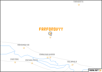 map of Farforovyy