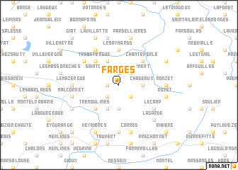 map of Farges