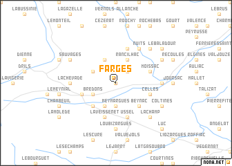 map of Farges