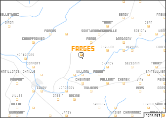 map of Farges