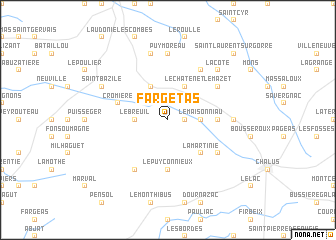 map of Fargetas