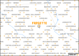 map of Fargette