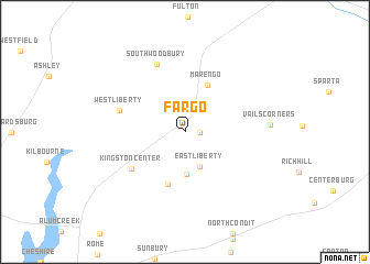 map of Fargo