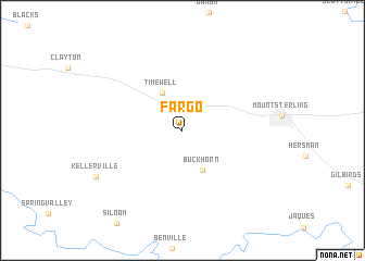 map of Fargo