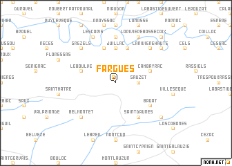 map of Fargues