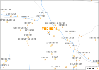 map of Farhādī
