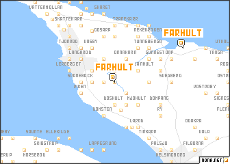 map of Farhult