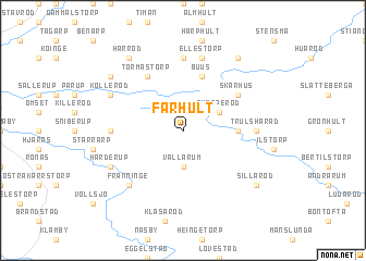 map of Farhult