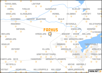 map of Fårhus