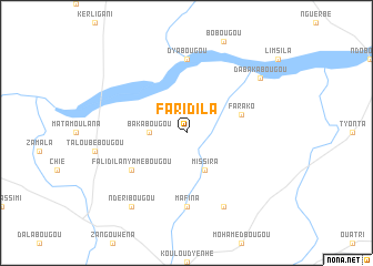 map of Faridila
