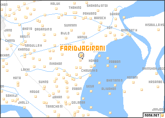 map of Farid Jāgirāni