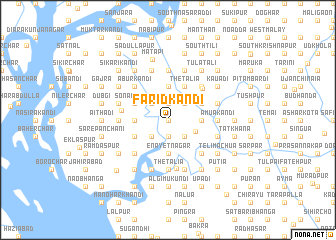 map of Farīdkāndi