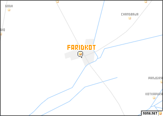 map of Farīdkot