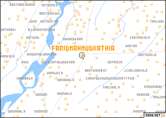 map of Farīd Mahmūd Kāthia