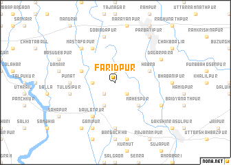 map of Faridpur