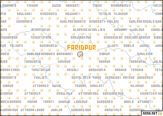 map of Faridpur