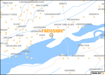 map of Farīd Shāh