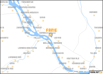 map of Farié