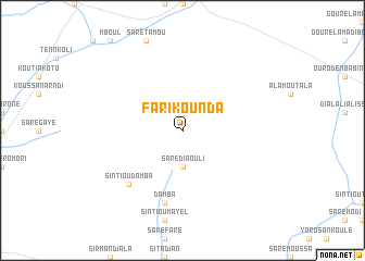 map of Farikounda