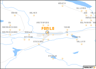 map of Färila