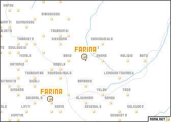 map of Farina