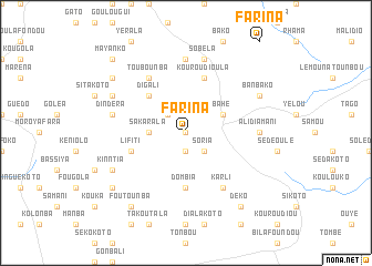 map of Farina