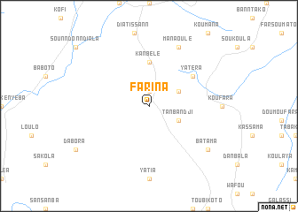 map of Farina