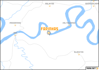 map of Farinhas