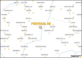 map of Farini dʼOlmo