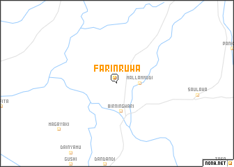 map of Farin Ruwa