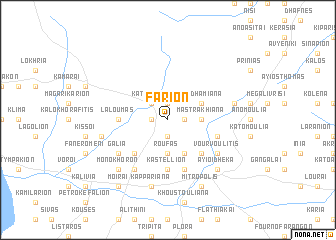 map of Faríon