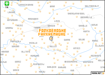 map of Farka e Madhe