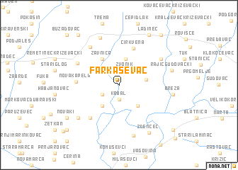 map of Farkaševac