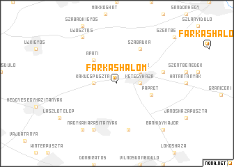 map of Farkashalom