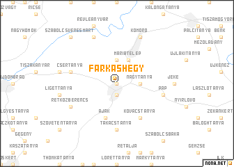 map of Farkashegy