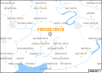 map of Farkastanya