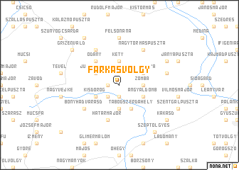 map of Farkasvölgy