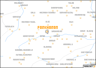 map of Farkharān