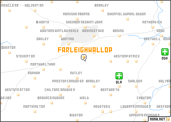 map of Farleigh Wallop