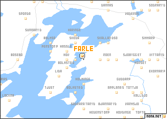 map of Färle