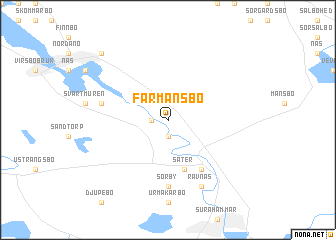 map of Färmansbo