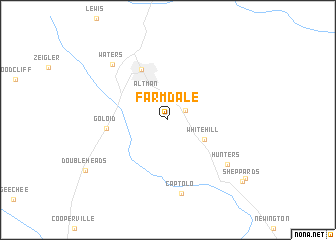 map of Farmdale