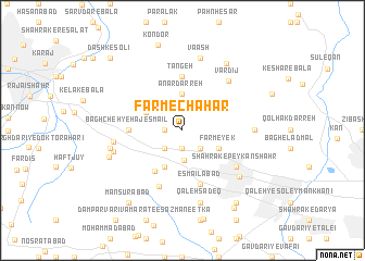 map of Fārm-e Chahār