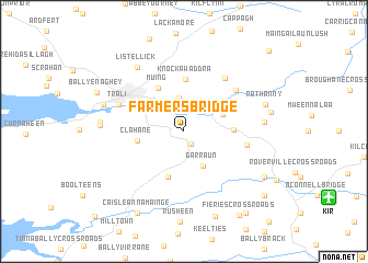 map of Farmerʼs Bridge