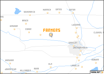 map of Farmers