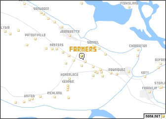 map of Farmers